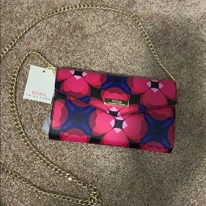 Trina Turk crossbody wallet purse phone holder NWT